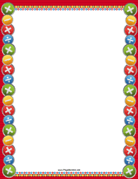 Colorful Arithmetic Border Math Border Clip Art Freebies Scrapbook Frames