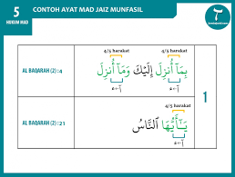 Mad jaiz munfasil adalah salah satu dari 13 bagian dari hukum mad far'i dalam ilmu tajwid. Contoh Mad Jaiz Munfasil Beserta Surat Dan Ayatnya Barisan Contoh