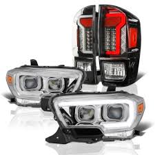 So what can you expect from the 2020 toyota tacoma? Toyota Tacoma Trd 2016 2020 Drl Projector Headlights Black Led Tail Lights A128g4mt213 Topgearautosport