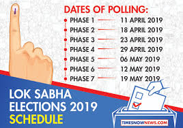 Lok Sabha Election 2019 Date And Full Schedule All You Need To Know About Phase Wise Polling Election Dates And Constituencies Election Schedule