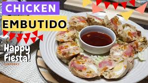 Chicken Embutido Always Present In Fiestas Special Easy Recipe Youtube
