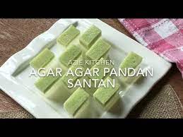 Resepi puding agar agar lumut ini atau nama lain agar agar lumut pandan. Agar Agar Pandan Santan Youtube
