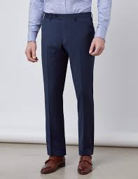 Asos design super skinny suit pants in four way stretch in navy. Men S Textured Navy Slim Fit Suit Pants Hawes Curtis