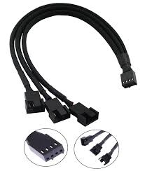 There's one difference between the original and the replacement: Dahsha 4 Pin Pwm Splitter Cable Female To 3 4 Pin Adapter Sleeved Splitter Pc Fan Power Extension Cable 1 To 3 Way 26cm Amazon In Industrial Scientific