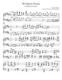 Print And Download In Pdf Or Midi Wii Sports Theme This Song Is Just Too Good To Not Learn To Play Because Of This I Arranged It Wii Sports Piano