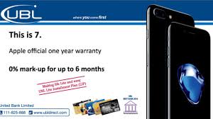 Apple card users will also get 3% daily cash back for iphones purchased with the installment plan online or at apple stores. Ubl Also Offers Iphone 7 And 7 Plus On Installment Plans In Pakistan Tech Prolonged
