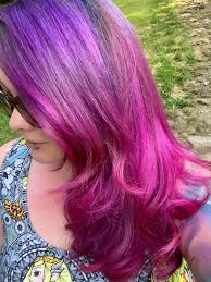 Galaxy pink and purple hair. Diy Pinky Purple Galaxy Hair Fancyfollicles