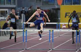 Sydney mclaughlin finally outraced dalilah muhammad to earn victory, and the 400m hurdles world record, at the us olympic trials on sunday night. Norway S Warholm Breaks 400 Metres Hurdles World Record Reuters