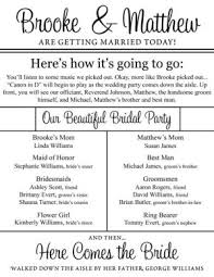 Funny Wedding Program Wedding Programs Funny Wedding Programs Wedding Humor