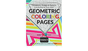 When it gets too hot to play outside, these summer printables of beaches, fish, flowers, and more will keep kids entertained. Geometric Coloring Pages Easy And Simple Geometric Design Pattern Adult Coloring Book For Stress Relief Cole Robin Amazon Com Mx Libros
