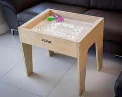 Light Table For Kids With Coverboards Full Set 5 In 1 Etsy Toddler Art Table Light Table For Kids Diy Light Table