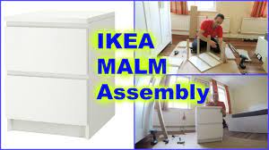 Read the reviews and decided to press ahead with purchasing the white glass. Ikea Malm Chest Of 2drawers Nightstand Assembly Youtube