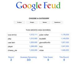 Google feud is a game where you guess googles most googled searches if we hit 10000 likes i will wow google feud is a messed up insight into the world. Google Feud Online Game Business Insider