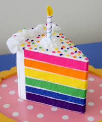 Apres La Pluie L Arc En Ciel Anne Loiseau Le Blog Gateau En Feutrine Gateau D Anniversaire Arc En Ciel Gateau Multicolore