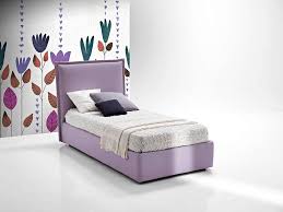 Letto matrimoniale con cassone + divano con letto estraibile. Letto Singolo Con Testata Mila