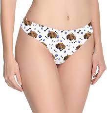 Amazon.com: Custom Pets Dog Women's All Over Print Thong Underwear Panties  Multi : Clothing, Shoes & Jewelry