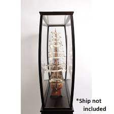 A mandatory book for building a glass model ship case. Floor Display Case For 36 38 Inch Model Boats