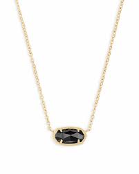 Black beads chain dec 2, 2020 0. Elisa Gold Pendant Necklace In Black Opaque Glass Kendra Scott