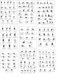 Yoga Poses Beginner To Advanced To Print Doesn T Go To The Right Site But These Would Still Be Nice To Print As Is Yoga Asanas Hatha Yoga How To