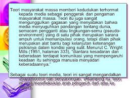 Dan untuk apa konsep tahi lalat umumnya diperkenalkan? Komunikasi Massa Teori Media Dan Teori Masyarakat Ppt Download