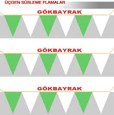 susleme ucgen flamalar fuarlarda acilislarda benzin istasyonlarinda organizasyonlarda ic ve dis mekanlarda kullanilabilir www gokbay flamalar rozet bayrak