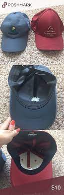 Two Golf Hats 1 Nike Two Golf Hats One Grey Nike Golf One Size Fits Most Wth Lucky Duck Foundation Logo On Front Adjustable Nike Accessories Nike Golf Hats