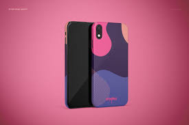 Iphone Xr Snap Case Mockup Glossy Iphone Mockup Iphone Case Design Psd Templates