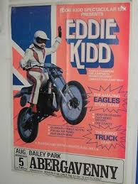 Eddie Kidd Tour Poster From 1980 S Rare Evel Knievel Era 423765794 Tour Posters Tours Poster