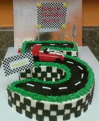 Car Birthday Cake For 5 Year Old Boy Race Track Cake Children S Birthday Cakes Race Track Cake Cars Birthday Cake Childrens Birthday Cakes