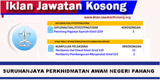 Mac 19, 2021 penolong pegawai hal ehwal islam. Jawatan Kosong Pahang Terkini Jawatan Kosong Suruhanjaya Perkhidmatan Awam Negeri Pahang Spanp Permohonan Secara Dalam Talian Online 1 Pembantu Pembangunan Masyarakat Gred S19 2 Pembantu Hal Ehwal Islam Gred S19