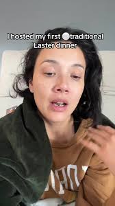 Hosted my first Easter dinner and I cannot tell if i did a good iob. But  the leftovers… ew. #easterdinner #traditionaldinner #fail #ham  #scallopedpotatoes #deviledeggs #carrots