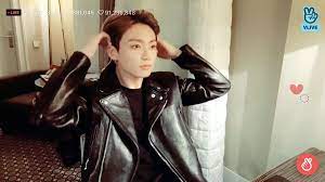 Bts Live Jk Jungkook Leather Jacket Fashion Jungkook