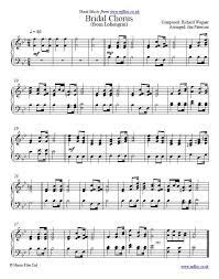 Bridal Chorus From Wagner S Lohengrin Arranged For Piano Bridal Chorus Classical Sheet Music Piano Music