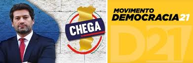 Chega is a word, wich is used to declare if something is huge. Visao Chega De Andre Ventura E Democracia 21 Avancam Juntos Para As Europeias
