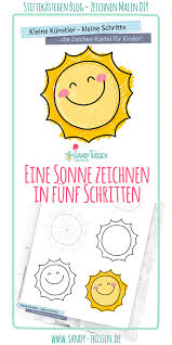 Wie Zeichne Ich Eine Sonne Kostenlose Zeichenkartei Fur Kinder Handmade Kultur