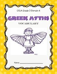 Ckla Grade 2 Domain 4 Greek Myths Vocabulary Pack Greek Myths Vocabulary Vocabulary Cards