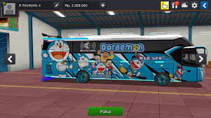 Download kumpulan livery bus simulator indonesia dari berbagai. Livery Doraemon Untuk Bus Shd Xhd Arjuna Bimasena Sdd Dan Bus Srikandi Shd Youtube
