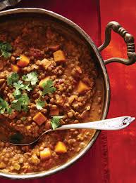 Cari De Lentilles Et De Courge Ricardo Recipe Recipes Vegetarian Recipes Lentil Curry