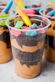 Dirt Pudding Is An Easy No Bake Dessert Recipe With Layers Of Chocolate Pudding Cool Whip And Chocolate Cooki In 2020 Dirt Dessert Dirt Pudding Chocolate Pudding Cups