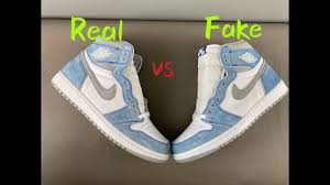Air jordan 1 royal toe fake. Real Vs Fake Air Jordan 1 Hyper Royal Youtube
