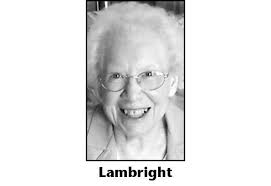 MARY LAMBRIGHT Obituary (2015)