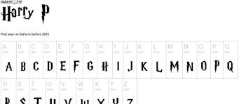 Harry potter font alphabet printable. Where To Find The Harry Potter Font