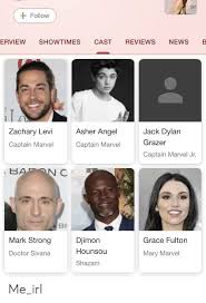If you're unfamiliar with mary in the new 52 continuity (something that shazam! Follow Erview Showtimes Cast Reviews News B Zachary Levi Captain Marvel Asher Angel Captain Marvel Jack Dylan Grazer Captain Marvel Jr Bf Mark Strong Djimon Hounsou Shazam Grace Fulton Doctor Sivana Mary