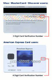 We did not find results for: Credit Card Verification Code