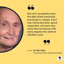 Last week we asked Dr. Ron Tracy for insights into the future of work and  what Michiganders need for a strong financial future. These were some key  takeaways.