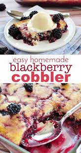 The Best Blackberry Cobbler Easy Homemade Fivehearthome