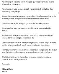 Seorang guru tidak akan menjadi guru yang baik bagi siswa kecuali dia selalu memperbaiki diri baik dalam penguasaan konten maupun cara menyajikan konten kepada siswa. Sekolah Tutup Sebab Covid 19 Netizen Dengki Tergamak Desak Gaji Cikgu Dipotong Erin Sakura
