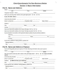 9 Business Client Questionnaire Templates In Pdf Ms Word Free Premium Templates