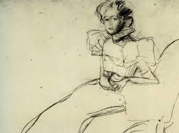 Maybe you would like to learn more about one of these? Gustav Klimt Preparatory Sketch For The Portrait Of Sonja Knips