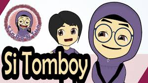 Bertopi kartun muslimah tomboy keren. Si Tomboy Kartun Lucu Tnt Story Youtube